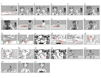 narrative storyboard.