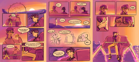 comic pages.